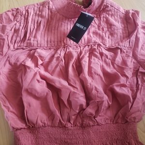 Forever 21 Rose Crop Top NWT